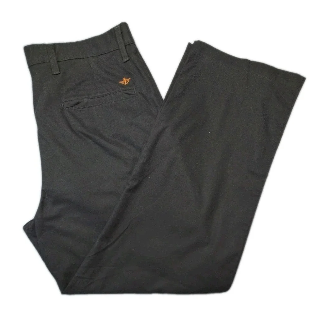 Dockers Alpha Khaki Chino Pants Men's 30x30 Charcoal Gray Smart 360 Flex Stretch